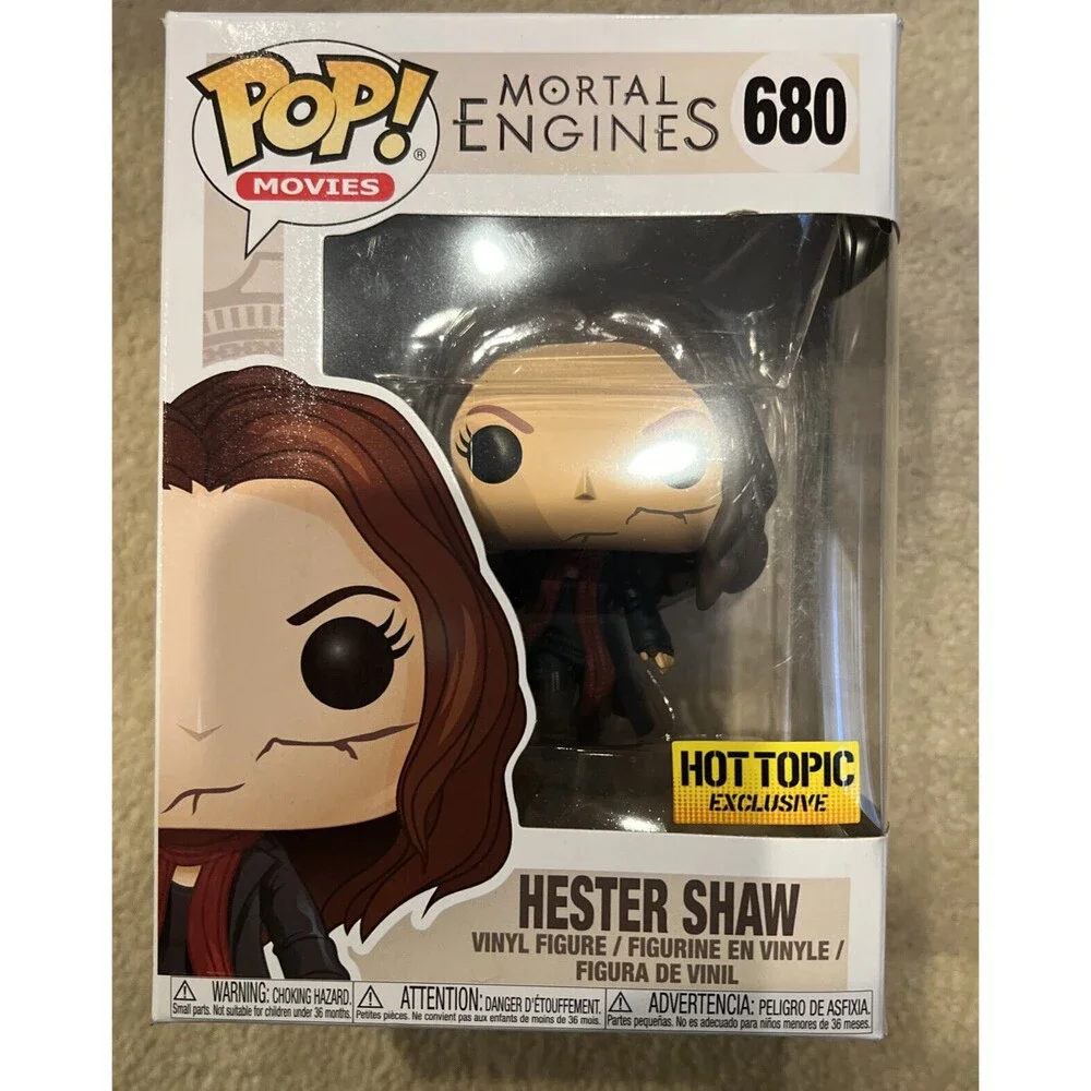 Funko POP Movies Mortal Engines Vinyl Figure HESTER SHAW Unmasked #680 New